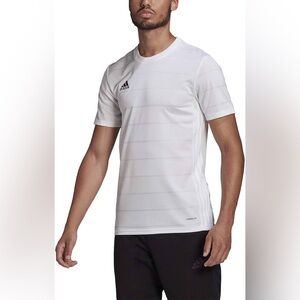 adidas Men’s White Short-Sleeve Athletic Tee